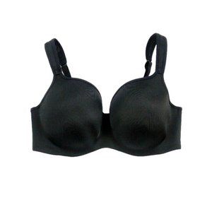 Cacique Lane Bryant Bra Smooth Balconette Underwire Plus Size 44G Black